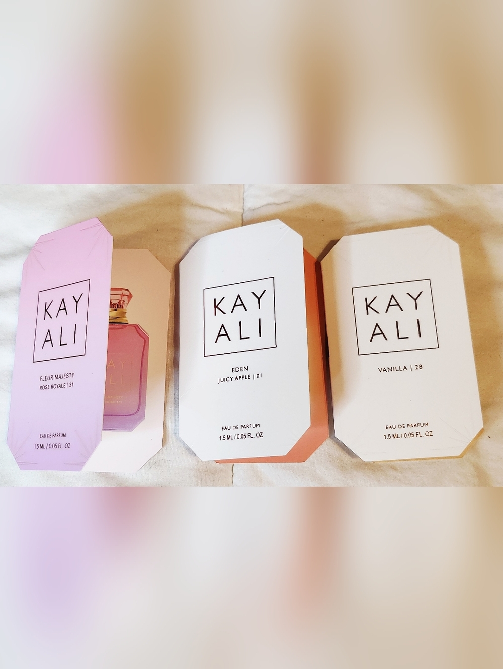 KAY ALI Vanilla, Eden Juicy Apple, Fleur Majestic Women Fragrance Set